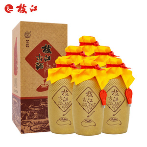 枝江柔和古酒50度500ml*6瓶纯粮固态发酵白酒经典浓香型柔和窖藏
