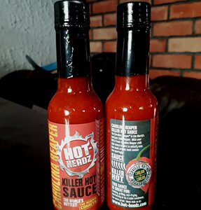 英国hot headz carolina reaper killer hot sauce死神杀手辣椒酱