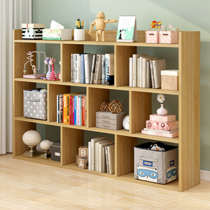 儿童书架落地客厅卧室收纳置物架子简易木质经济型小书柜简约现代