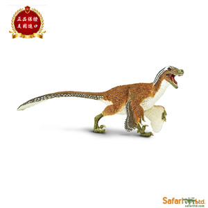 Safari Ltd美国正品 羽毛迅猛龙 原包 恐龙模型儿童玩具 100032