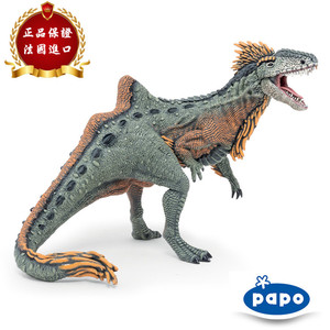 papo 法国正品2023年新 昆卡猎龙 仿真恐龙古兽模型儿童玩具55096