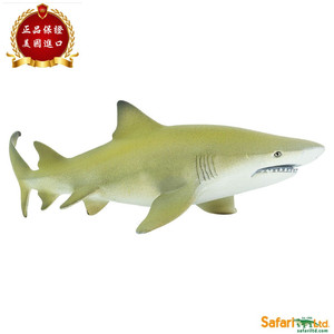 safari 美国正品 柠檬鲨 鲨鱼 14cm 仿真海洋动物模型玩具 100097