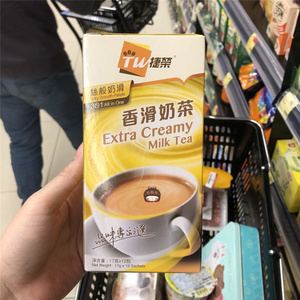 香港代购港版进口tw捷荣奶茶3合1丝般奶滑港式香滑奶茶热饮12小包