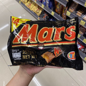 香港代购澳洲进口mars玛氏乌结焦糖夹心巧克力家庭装网红零食252g