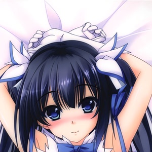 在地下城邂逅 赫斯缇雅 双面 等身抱枕套 动漫周边diy定制