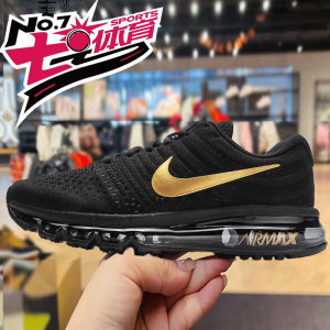 Nike耐克AIR MAX 2017男鞋黑金气垫低帮女鞋运动休闲跑步鞋918091