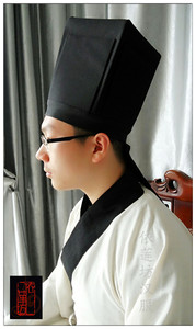 依莲坊汉服 男子首服冠冕巾帽 东坡巾