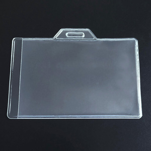 侧开口透明软膜卡套学生胸牌物料卡标价签产品说明标袋牌流程卡套