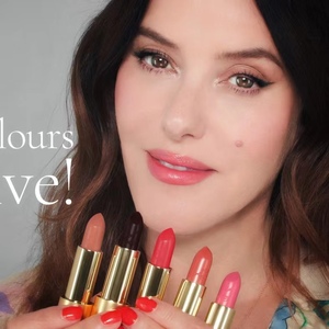 lisa eldrige夏季新色口红半哑光质地润泽系列唇膏奶油丝滑巨显色