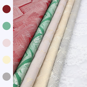 b1556金丝折线条纹面料服装衣服布料箱包diy手工布艺优质好辅料