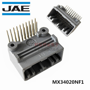 JAE航空电子MX34020NF1原装汽车连接器板端弯针20P插座 日产现货