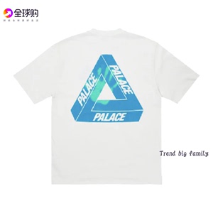PALACE 23SS 热感系列 热感应温感变色三角印花 男女短袖T恤 潮