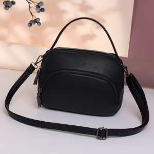 女士手提真皮小包包女2020新款头层牛皮单肩斜挎包时尚多层软皮包