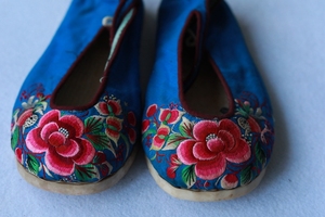 大理白族手工老绣鞋 绣花鞋 女士绣花鞋船鞋 60