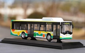 1/64 比亚迪K9公交车 K8纯电动客车 比亚迪广汽广州巴士模型