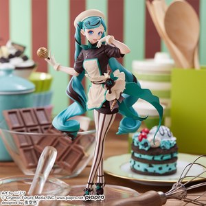 正版 世嘉 SEGA 初音未来 MIKU 黑巧克力 苦味糕点师  景品 手办