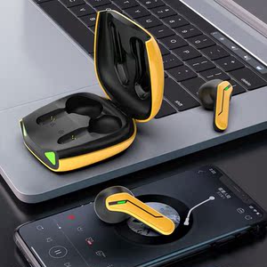 其他s-recci锐思跑车造型大黄蜂tws电竞耳机半入耳式-w28