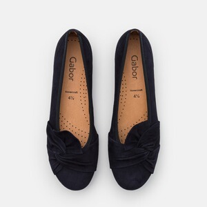 35现货4折孤品|扭结气垫软底德国嘉宝女鞋gabor浅口低跟芭蕾舞鞋