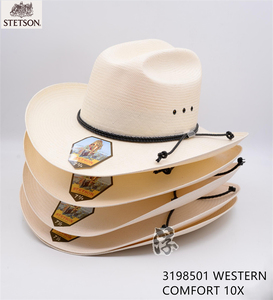 西部传奇 美产Stetson斯泰森遮阳防晒复古礼帽休闲 牛仔帽草帽10X