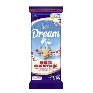 澳洲代购直邮cadbury吉百利caramilk系列dream白巧圣诞限订巧克力