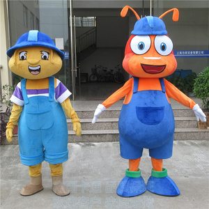 动漫玩偶幼儿园动画昆虫表演毛绒装扮小蚂蚁道具卡通人偶布偶服装