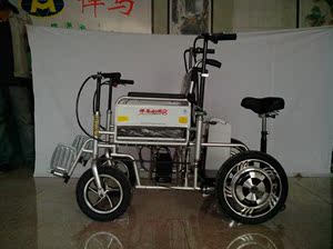 悍马电动轮椅车可折叠老年人双人代步车便携式残疾人轻便轮椅