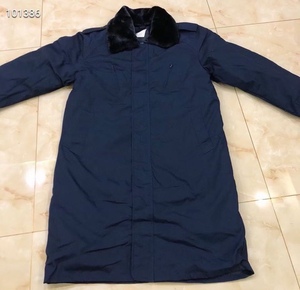 新式寒区海常服大衣男女冬季中长款防寒棉大衣加厚藏青棉袄棉衣服