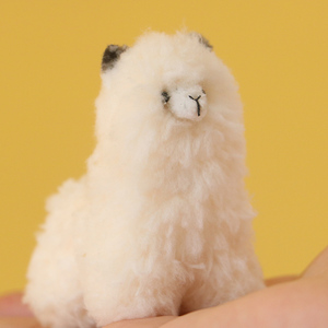 超密羊毛扭扭棒手工diy羊毛毡羊驼材料包毛绒玩具玩偶礼物送女友