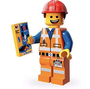 原封lego正品乐高71004人仔抽抽乐大电影1 #3 艾米特  玩具