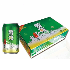 雪花原汁麦330ml*24听装雪花啤酒整箱新鲜爽口冰爽罐装清爽铝瓶装