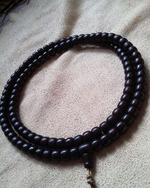 纯正手工精品椰壳泥鳅背藏式桶珠佛珠 9mmx7mm 9x8mm 9x9mm足厚