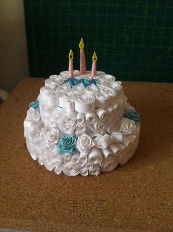 12生肖衍纸兔子 手工 插画 卷纸画 十二生肖衍纸 毕业设计定制