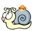 骑着蜗牛的小蘑菇