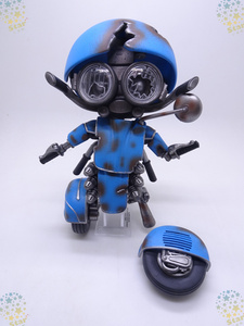 正版HEROCROSS 变形金刚 小灵通 摩托车 合金机器人手办模型摆设