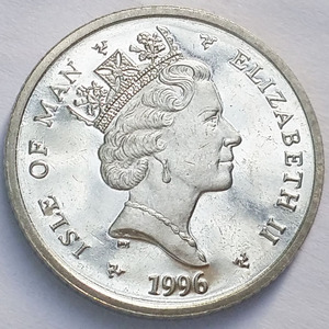 欧洲 马恩岛10便士硬币 1996年版 外国钱币 礼品收藏