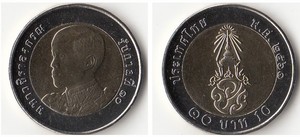 泰国10元硬币图片图片