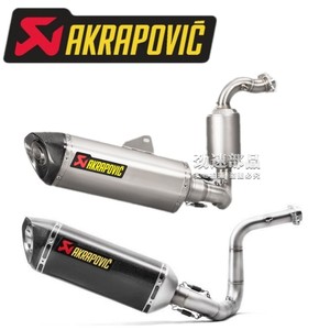 AKRAPOVIC天蝎改装钛合金全段排气管适用于G310R碳纤维G310GS