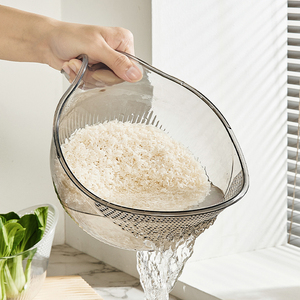 优勤厨房淘米神器洗米筛淘米盆沥水篮子家用多功能淘菜洗水果盆子