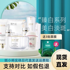 国豪88888888淘宝斑消宝斑小将四八件套装玻尿酸原液面霜精华水洗面