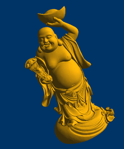 弥勒佛精雕图笑佛