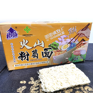 柏盛 粤北特产 礼盒装姬松茸面猴头菇面淮山面火山粉葛面750g12包