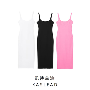 KASLEAD 新款 女装 欧美风时尚修身合身中长版连身裙 2289707