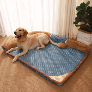 狗窝四季通用大型犬狗狗床金毛拉布拉多睡垫可拆洗狗垫子冬天保暖