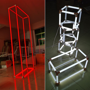 led彩色变色创意造型拼接吊线灯管商场酒吧橱窗diy定制装饰异型灯