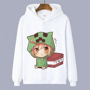 我的世界minecraft游戏动漫周边苦力怕衣服男女卫衣连帽长袖外套