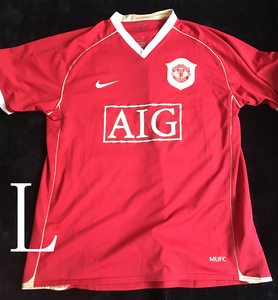 0607曼联 06 07曼联球衣 l码