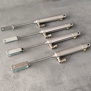 举升机配件元征四柱气动保险气缸维修保险小气缸气动阀配件