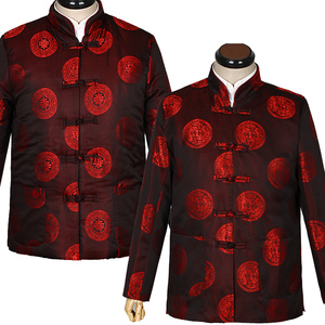 00zuogangwo淘宝老人拜寿衣100岁大寿老奶奶唐装90老太太红色春秋