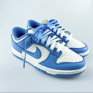 适配nike dunk low大学蓝北卡蓝白点鸳鸯泼墨天蓝af1空军一号鞋带