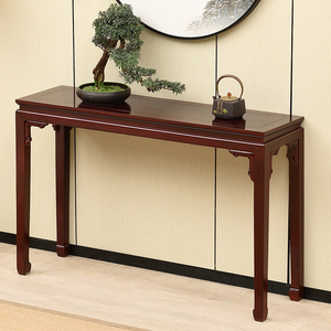 红木条案非洲酸枝平头案明式家具新中式实木长条桌玄关桌神台供桌